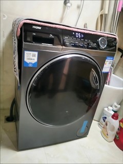 ￼￼海尔（Haier）滚筒洗衣机全自动 超薄 10公斤大容量 水雾清新 双喷淋防残留EG100MATE28S【MATE2￼￼