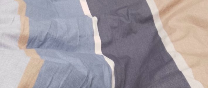 ￼￼水星家纺纯棉床上四件套被套床单枕套现代简约风柔软套件1.8米床弗利安￼￼