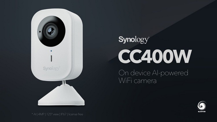 群晖发布 CC400W 安防摄像头，400万像素、支持AI、可用 NAS 管理
