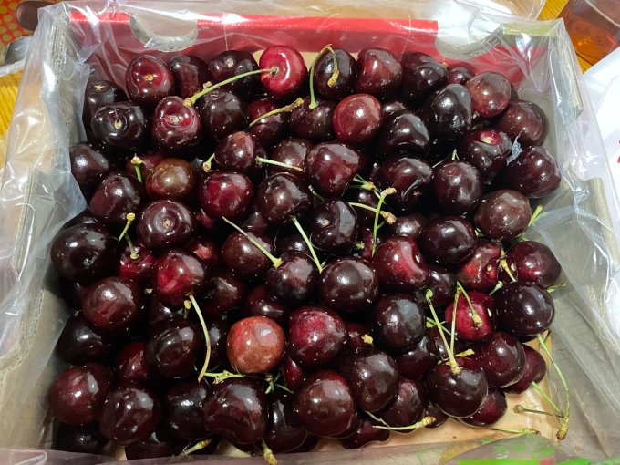 京东216元5斤4j车厘子安全下车