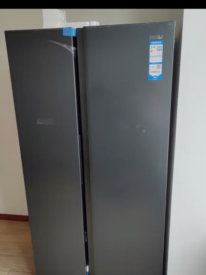 海尔haier新品冰箱双开门对开门616升一级双变频风冷无霜除菌祛异味