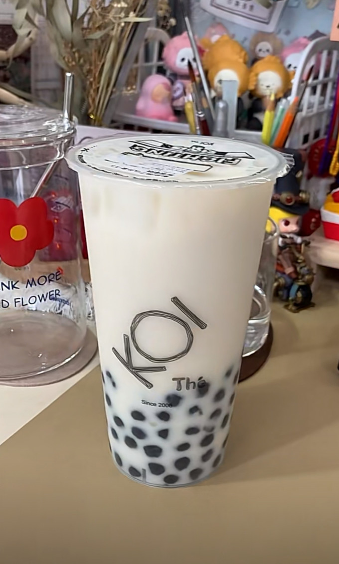koi这个波霸奶茶真的太有压迫感了