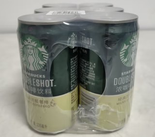 星巴克（Starbucks）星倍醇 经典浓郁228ml*6罐 浓咖啡饮料(新老包装随机发货)