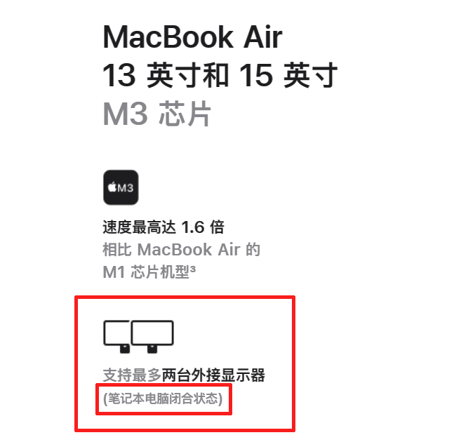 雪上加霜：苹果新 M3 MacBook Air 合盖双外接显示器性能下降明显，还是温度的锅