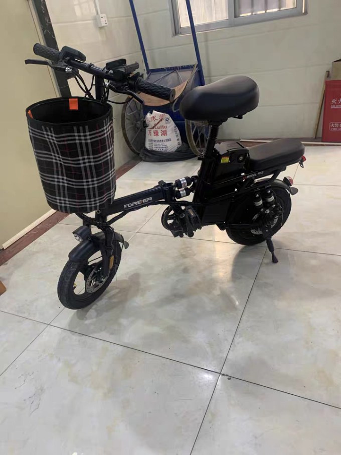 永久折叠电动自行车超轻便携小型女代步锂电池助力专用代驾电瓶车