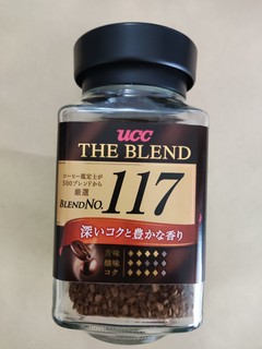 UCC 117黑咖啡，速溶冻干，香浓好滋味。