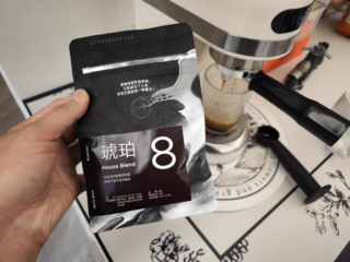 豆叔意式拼配琥珀咖啡豆深度烘焙醇香浓缩可手磨咖啡粉纯黑咖啡