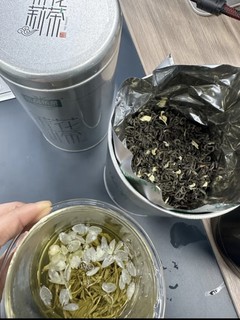 乐品乐茶茉莉花茶广西飘雪花草茶特级250g 礼盒装茶叶浓香型 自己喝