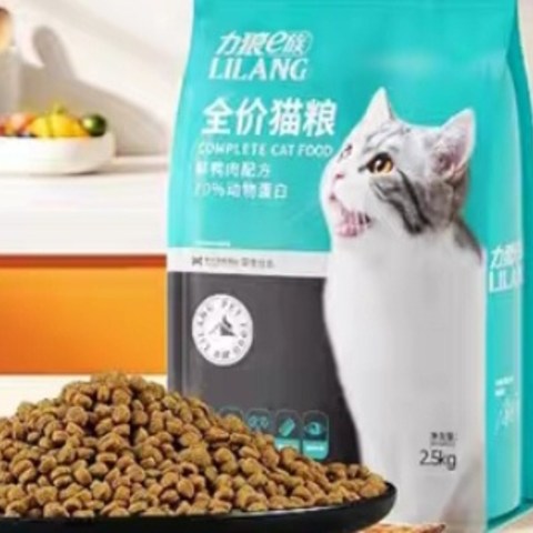 解锁养宠的猫粮分享好物，力狼猫粮全价幼猫粮成猫增肥发腮全阶段营养布偶流浪奶糕猫粮5斤。