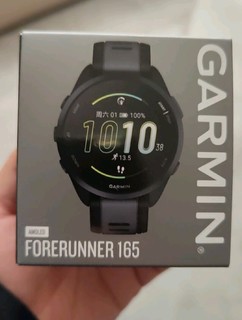 佳明（GARMIN）Forerunner165极夜黑心率血氧跑步骑行户外运动手表