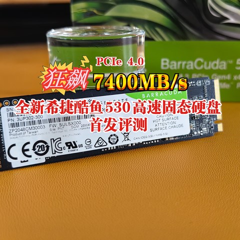 7400MB/s再次拉高PCIe 4.0上限！全新希捷酷鱼530高速固态硬盘首发评测