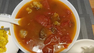 西红柿牛腩汤，怎么都吃不够！