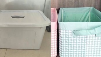 塑料收纳箱VS折叠布艺收纳盒，哪个更好？