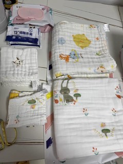 婴儿浴巾纯棉纱布超柔吸水新生儿盖毯初生宝宝洗澡包被儿童毛巾被