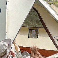 骆驼（CAMEL）熊猫全自动帐篷——拥抱自然之美，春季露营的乐趣