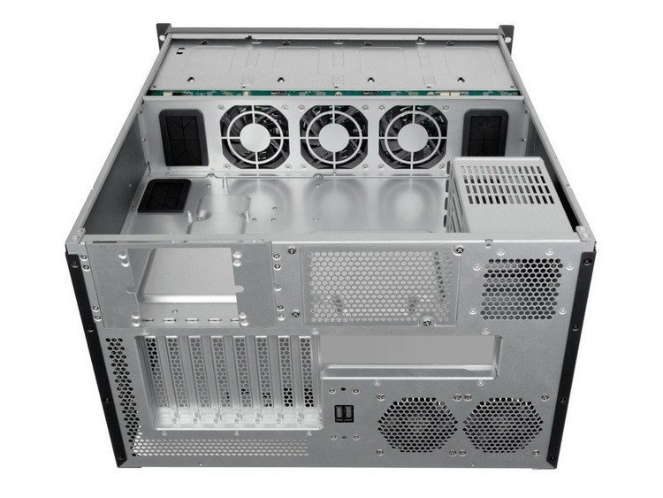 银欣又发布 RM61-312 6U顶级机箱，12个外接硬盘仓位、双舱位、支持多路水冷