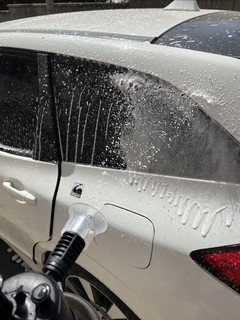 自己洗车，手动pa壶其实是好用的