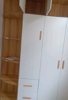 一起聊家装之森普顿 衣柜卧室平开门衣柜实木组合现代简易简约板式家用柜子收纳衣橱 