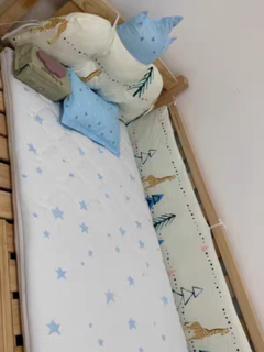 牧童坊儿童床拼接床男孩女孩公主全实木加宽婴儿小床拼床拼接大床