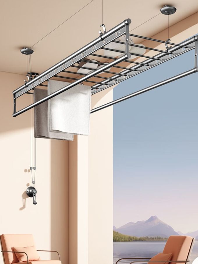 升降晾衣架让晾晒更轻松