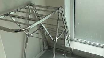 阳台｜可收纳折叠晾衣架