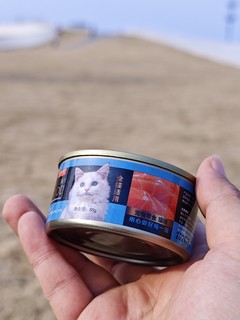 一块一盒猫罐头，刚好请小流浪吃大餐~