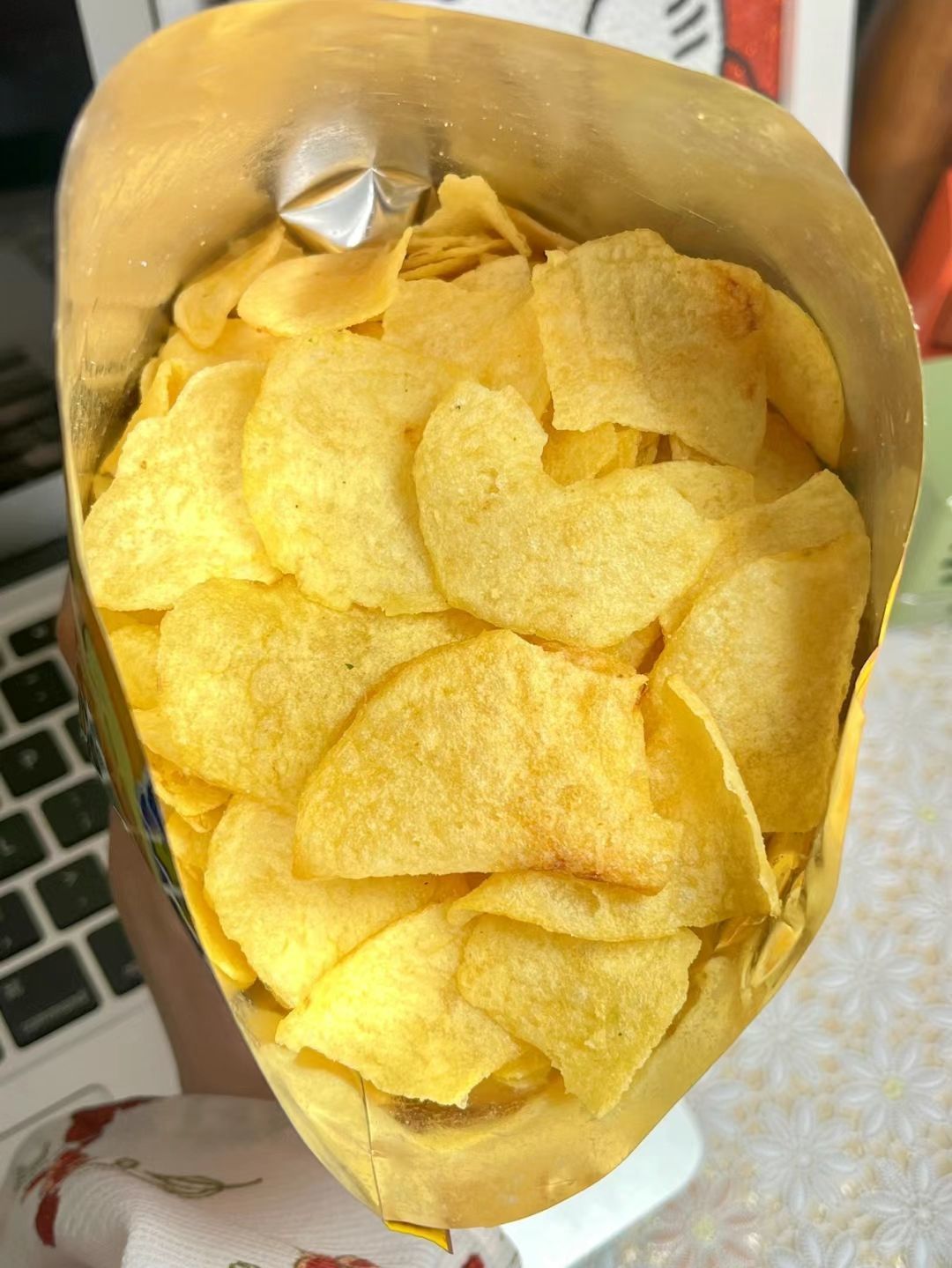 蜂蜜黄油味的薯片,真的绝