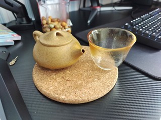 京造段泥石瓢壶+锤纹黄昏杯