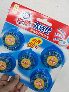 白猫蓝洁灵厕盆自动冲洗剂