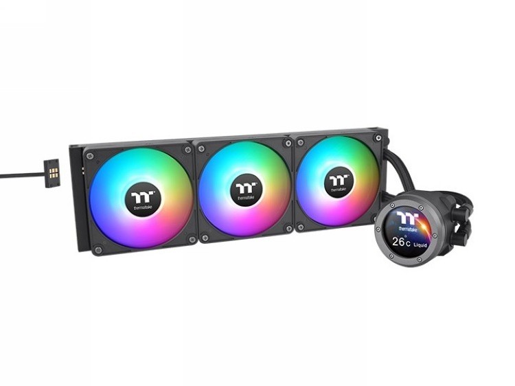 曜越Tt 发布 TH V2 Ultra EX ARGB 系列水冷、LCD 屏显、磁吸免线风扇