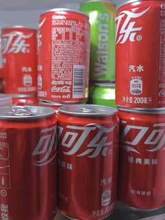 可口可乐（Coca-Cola）汽水 碳酸饮料 200ml*12罐  迷你摩登罐 新老包装随机发货