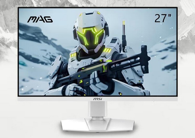 微星推出mag274urfw游戏显示器27英寸4kips160hz05ms低延迟2499元