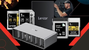 Lexar 雷克沙推出 PRO WORKFLOW 6位读卡器底座与多款存储产品，包括SD卡、CF卡与便携SSD
