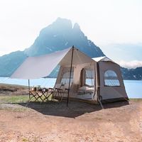 一宿一键自动充气帐篷——超大空间，露营新体验！