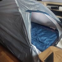 迪卡侬（DECATHLON）店户外露营野营帐篷双层防雨休闲QUMC 环保灰-双人
