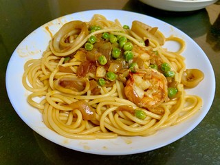 春日食鲜：海鲜意面