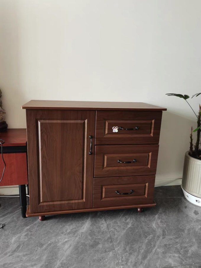 深桃色的,很大气 京东 可芝(kerzy)美式斗柜家用五斗柜简约现代卧室