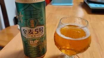 雪花全麦5号啤酒：醇香之选，品味非凡