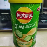 踏春带上乐事翡翠黄瓜味薯片