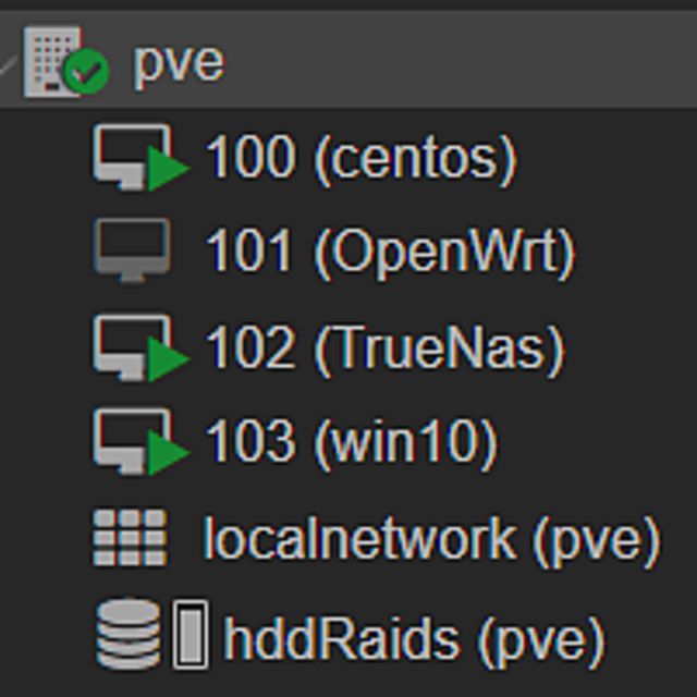 PVE部署流程回顾二 多系统安装及接入软路由CentosTrueNasOpenWrt