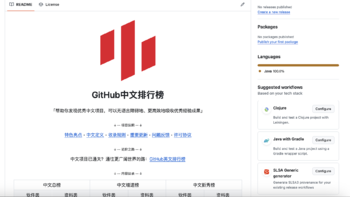 GitHub中文排行榜：挖掘宝藏项目，提升你的工作效率！ 