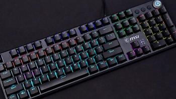 微星发布三款游戏外设新品：GK41DUSK国产轴机械键盘太帅了