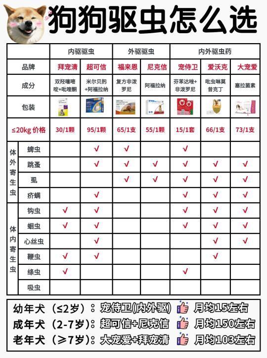 狗狗驱虫怎么选❓新手养狗驱虫攻略📕
