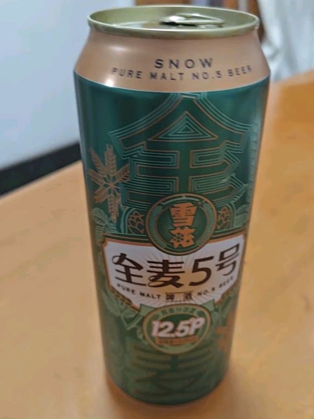 雪花啤酒全麦五号