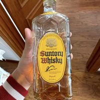 三得利（Suntory）角瓶 日本 威士忌 调和型 洋酒 700ml 礼盒  嗨棒调酒特饮