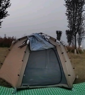 梦多福六角帐篷户外野营全自动速开帐篷多人露营免搭建加厚