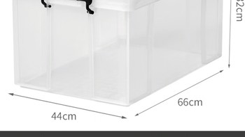 超大容量！TENMA天马67升透明整理箱，让家更整洁！