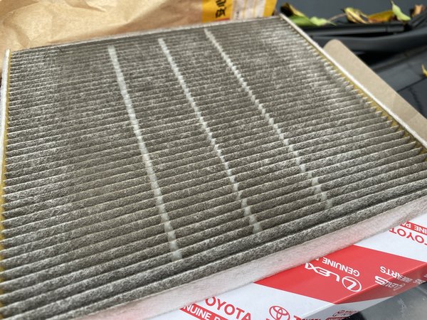 自行更换汉兰达的空调滤清器