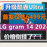 升级酷睿Ultra LG gram 14 2024反而便宜了？