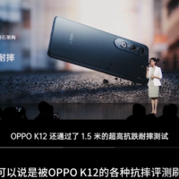 抗摔耐用，普及100W闪充与大电池的 OPPO K12